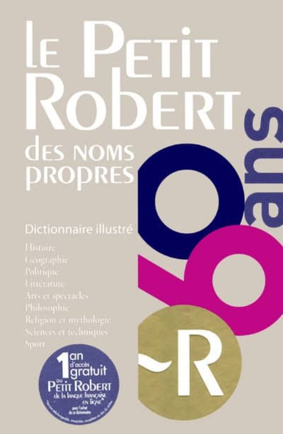 LE PETIT ROBERT DES NOMS PROPRES 2012: DICTIONNAIRE ILLUSTRE Con ISBN ...