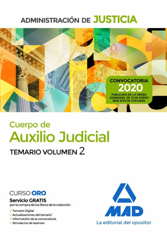 CUERPO DE AUXILIO JUDICIAL DE LA ADMINISTRACION DE JUSTICIA: TEMARIO (VOL. 2)